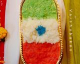 A picture of step 1 of Tiranga (Tricolour) Payasam.