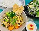 Hình bước làm 5 của món Mì Quảng Tôm -Mực