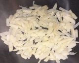 A picture of step 1 of Stuffed cheese bread Fingers.