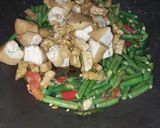 Foto langkah ke 4 dari resep Tumis Tempe Kacang Panjang.