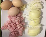 Foto del paso 1 de la receta: Tarta de espinaca, jamón y queso