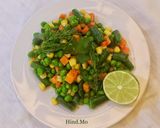 A picture of step 2 of Vegetable Salad with Margarine.