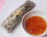 Hình bước làm 4 của món CHẢ cuốn ở Bình Thuận