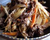 A picture of step 13 of Let's Make it Tasty! Easy Stir-Fried and Simmered Beef & Vegetables.