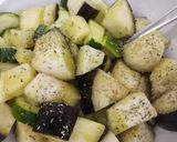 A picture of step 2 of Roasted mix veg.