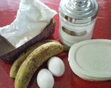 A picture of step 1 of Banana Cake with Pancake Mix.