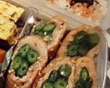 A picture of step 6 of Bacon-Wrapped Okra.
