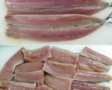A picture of step 4 of Pacific Saury (or Mackerel) with a Spicy Sauce - An Elegant Light-Colored Dish Using Shiro-Dashi.