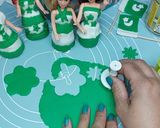 A picture of step 5 of Ready-made cupcakes with Fondant topper independence day theme.