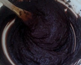 A picture of step 6 of Vickys Flourless Black Bean Brownies, GF DF EF SF NF.