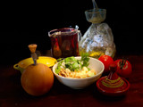 Calabacín relleno en papillote