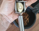 Foto del paso 6 de la receta: Risotto de calabaza, champiñones, gorgonzola y crusty de salmón