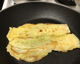 A picture of step 6 of Baechu Buchimgae (Napa Cabbage Pancakes).
