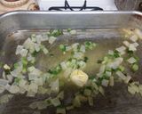 A picture of step 4 of Balsamic vinaigrette marinade chicken breasts with brown rice an.