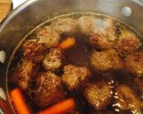 A picture of step 11 of Mexican Meatball Soup.