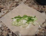 A picture of step 2 of Skinny Buffalo Chicken Egg Rolls (baked).