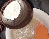 A picture of step 2 of Green faluda with kheer.