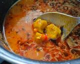 A picture of step 20 of Gatte ki sabji.