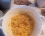 Foto del paso 1 de la receta: Tortilla de arroz vegana con ensalada de tomate