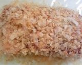 A picture of step 1 of Bonito Flake and Salted Pork Sauté.