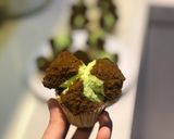 Foto langkah ke 9 dari resep Bolu Kukus Mekar Coklat Pandan.