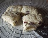 A picture of step 11 of Banana Chocolate Scones.