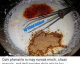 A picture of step 1 of Macaroni Chaat.