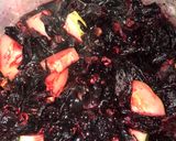 A picture of step 3 of Zobo drink.