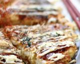 A picture of step 8 of Fluffy and Creamy Okonomiyaki.