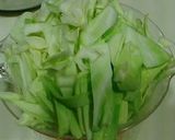A picture of step 2 of Spring Cabbage and Bacon Miso Soup.