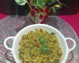 A picture of step 7 of Raw Mango Thecha Pulao.