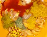 A picture of step 2 of Peri Peri Shawarma.
