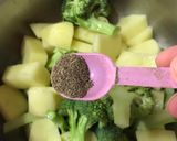 A picture of step 1 of Broccoli Soup.