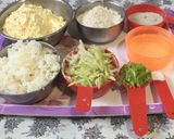 A picture of step 1 of Rasiya dhokla.