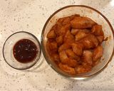 A picture of step 2 of Dak Galbi (Korean Spicy Chicken).