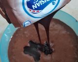 Foto langkah ke 5 dari resep Brownies kukus dengan ganache & cherry.