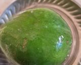 A picture of step 1 of Raw papaya besan Curry in 10 minutes (kacha papaya no lot vado sambharo).