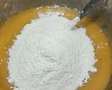 Gambar langkah 4 resipi Kuih Bakar Labu / Bingka Labu.