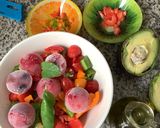 Une image de l'étape 3 de Gaspacho fraîcheur d’été 🍓🥑🧅🫑🧄🌶🍯.