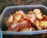 Foto del paso 2 de la receta Arroz con pollo y jamón curado con setas y tomate secos