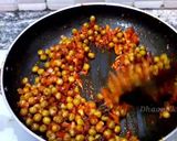A picture of step 11 of Dhaba style matar masala.
