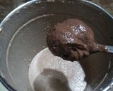 A picture of step 3 of Bourbon-Nutella Icecream Shake.