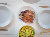 ไก่ทั้งตัวอบด้วยหม้อทอดไร้น้ำมัน