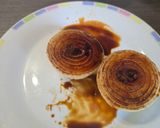 Füstben sült bbq angol reggeli (English breakfast): sült paradicsom Onsen lágy tojás, sült bab, recept fázis 3 fotója