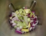 A picture of step 2 of Vegan Potato Soup.