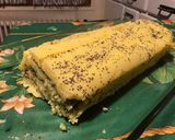 Une image de l'étape 10 de Roulé de polenta au jambon, cresson, emmental et pavot bleu.
