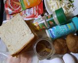 A picture of step 1 of Chicken peperoni club sandwiches 🥪 😋.