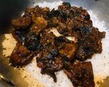 A picture of step 2 of Leftover alu bengan biryani.