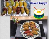 A picture of step 8 of Three coloured Gujiya.