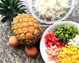 Hình bước làm 1 của món Cơm Chiên Trái Thơm 🍍 🍚